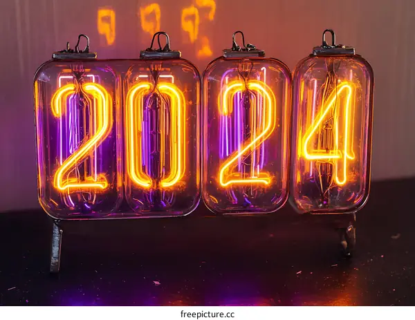 Neon Sign 2024 Display