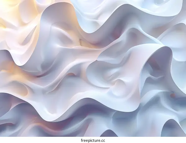 White and Gray Waves