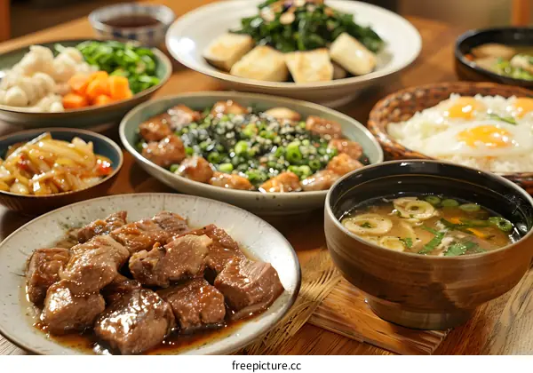 Japanese Dinner Set Table