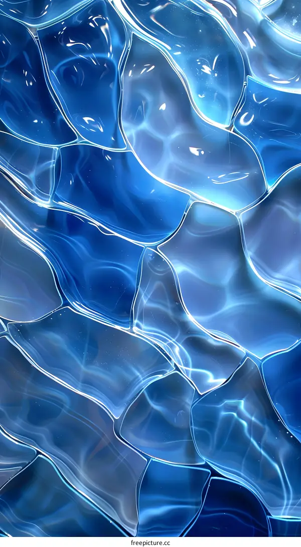 Blue abstract background