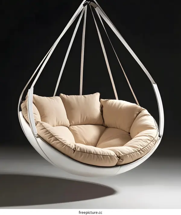 Modern Hanging Chair With Cushions