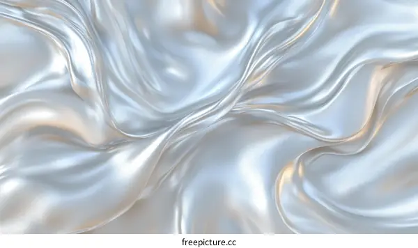 Elegant Silver Fabric Texture