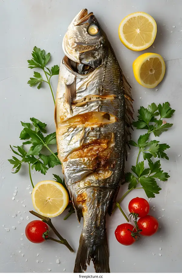 Grilled Fish with Lemon and Herbs