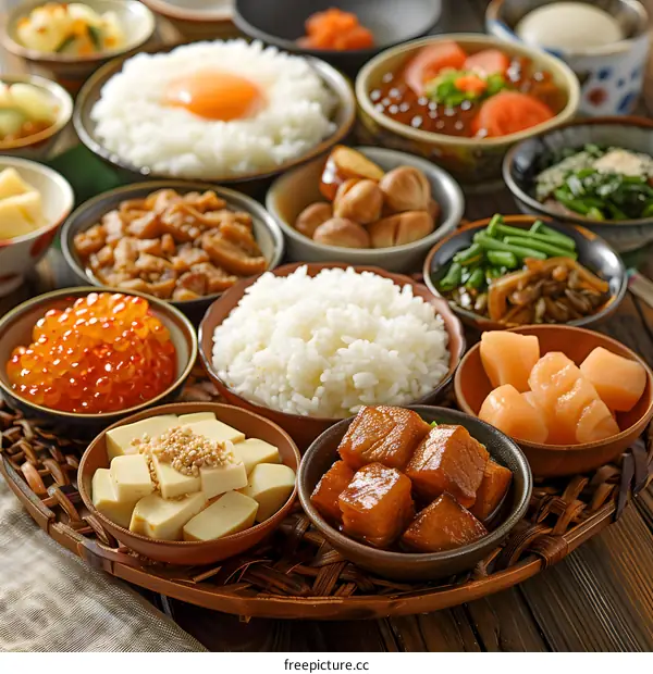 A delicious Japanese breakfast