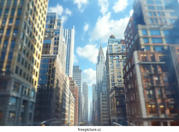 Skyscrapers of Manhattan: New York City