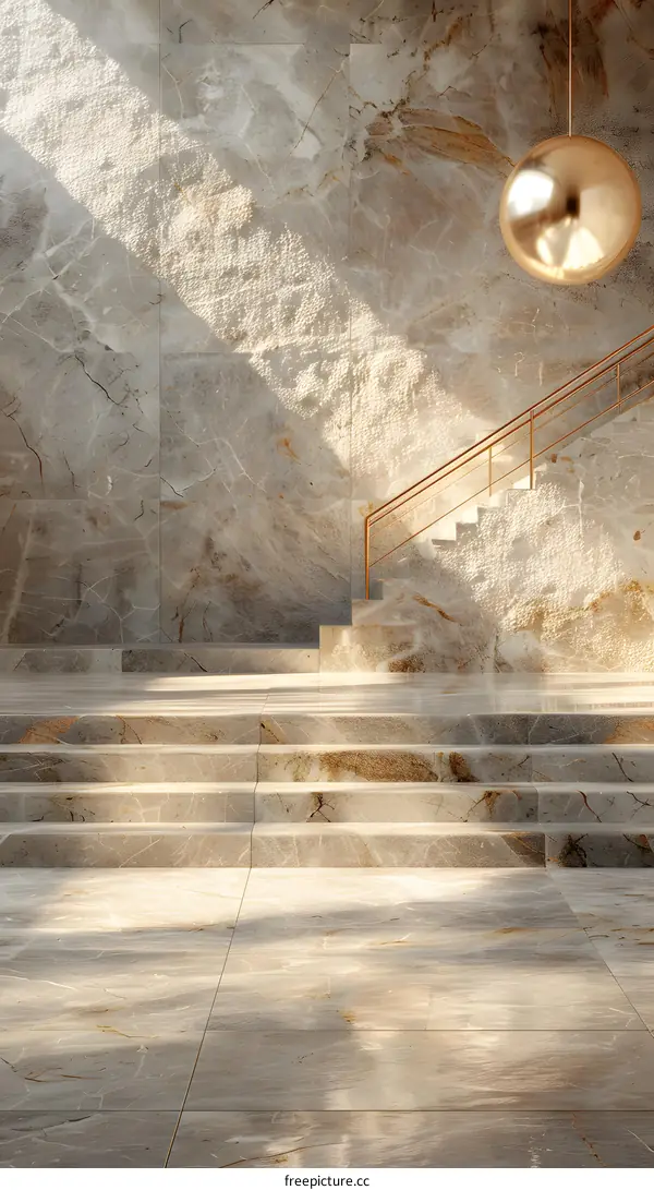 Marble stairs