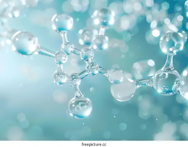 Abstract Molecular Structure Science Background