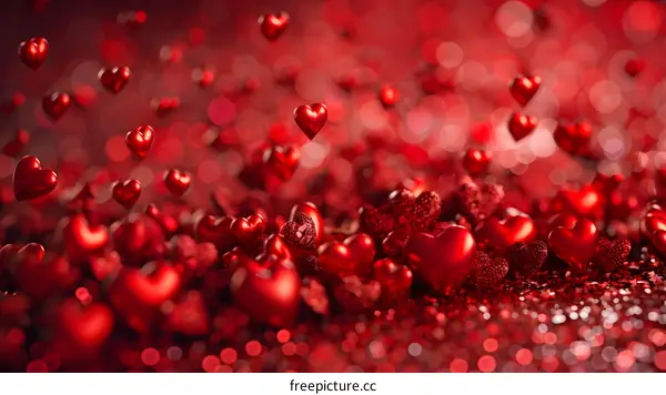 Red heart background image