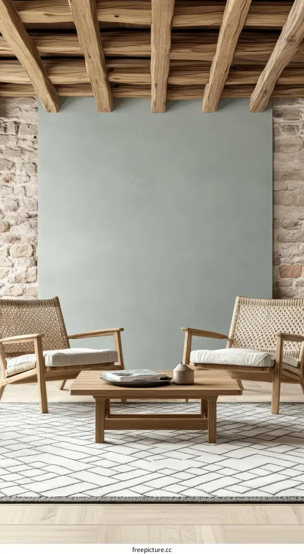 Modern Rustic Living Room Interior Design