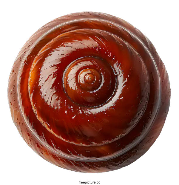 [Transparent Background PNG]Isolated Snail Shell on White Background