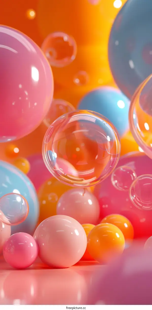 Abstract Colorful Geometric Shapes