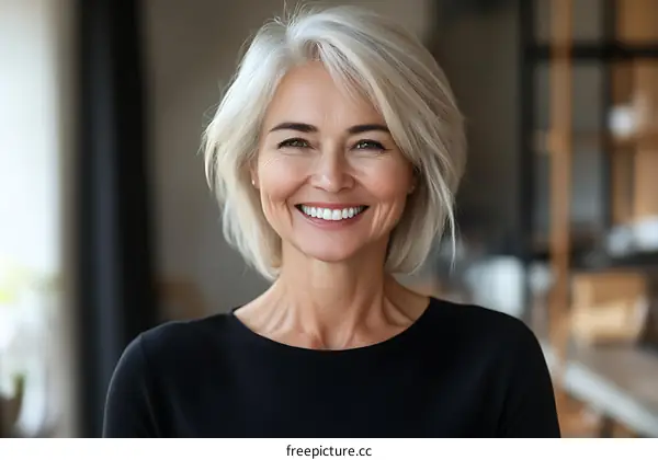 Smiling Senior Woman Portrait