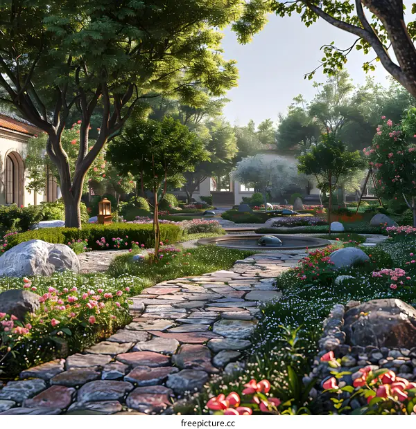 Exquisite Chinese style landscape design