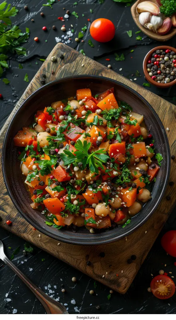 Hearty Vegetable Stew With Chickpeas and Butternut Squash