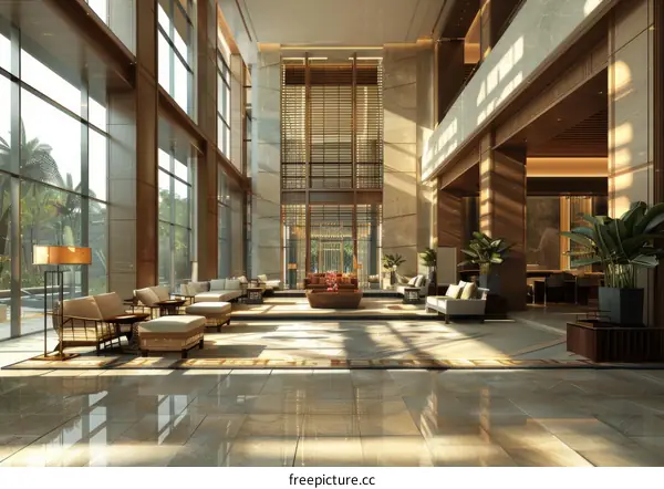 Modern Hotel Lobby Interior Design