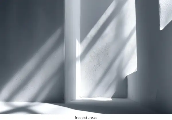 Abstract Interior Sunlight Shadows