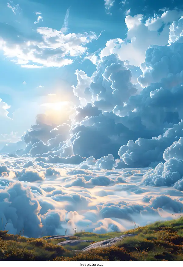 The vast sea of clouds