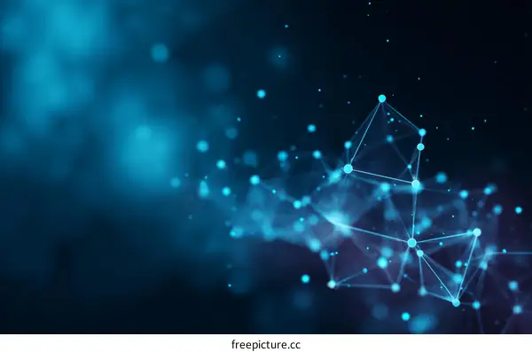 Abstract Network Design Illustration