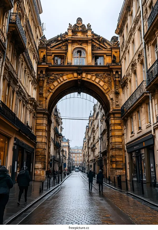 The Classic Architecture of a French Street