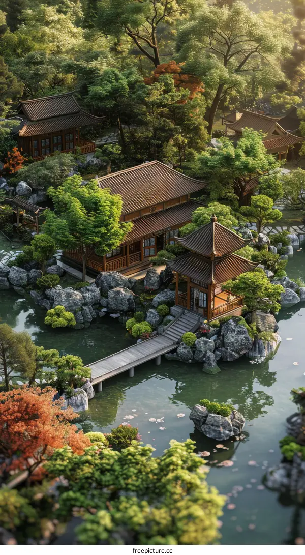 Traditional Chinese Landscape Garden