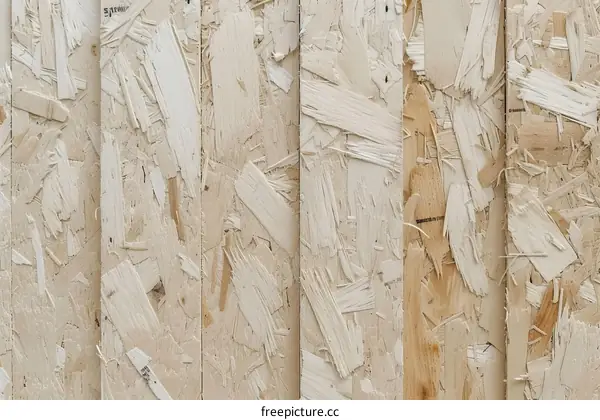 Oriented strand board made from recycled wood chips