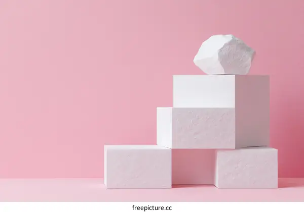 Abstract Minimalist Display Platform