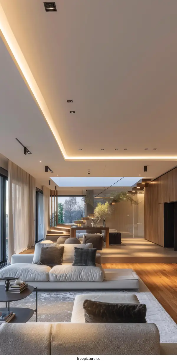 Bright Scandinavian living room