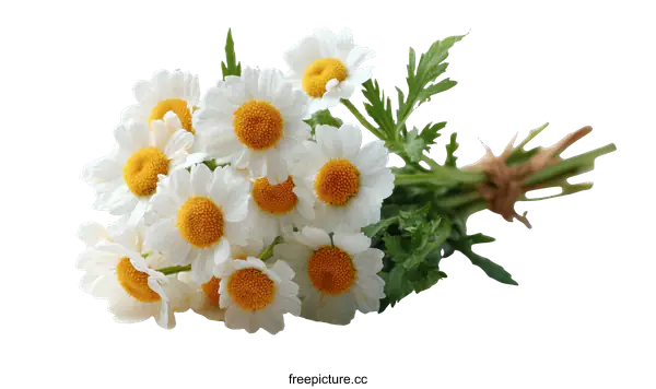 [Transparent Background PNG]Delicate Bouquet of Daisies