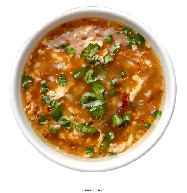 [Transparent Background PNG]Bowl of hot and sour soup