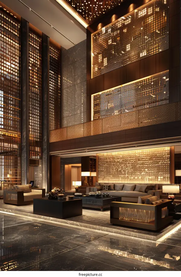 Luxury Hotel Lobby Interior Design