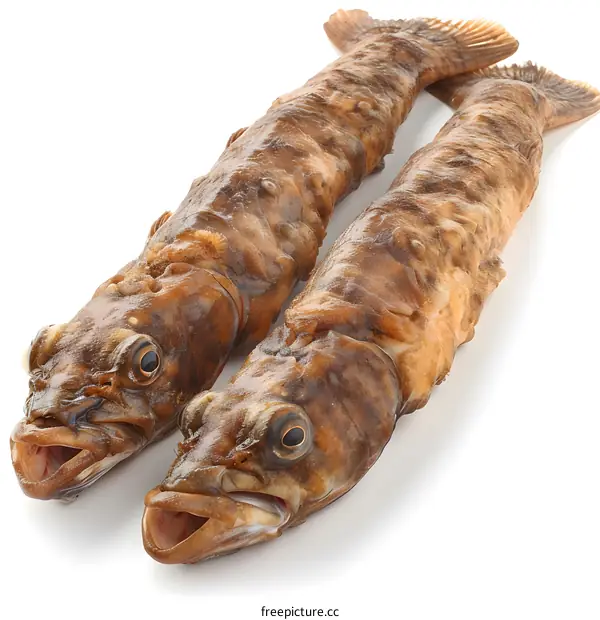 Two dried fish