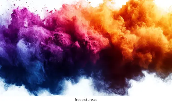 Colorful Explosion Abstract Background