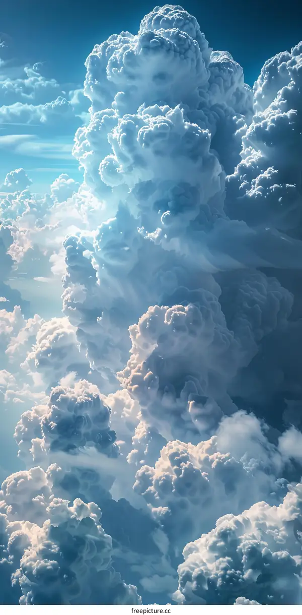 Stunning Cloudscape in Azure Sky