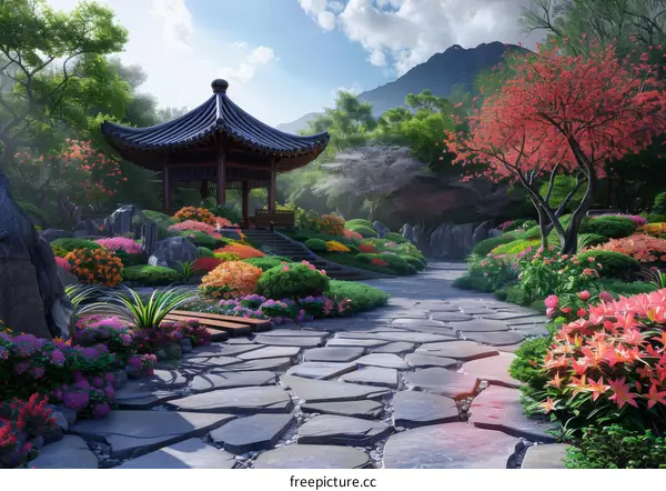 Chinese style garden