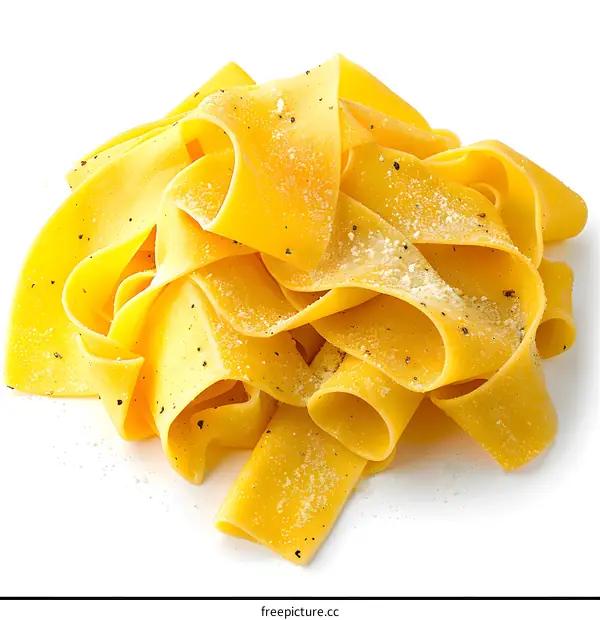 Fresh Pasta with Salt and Pepper