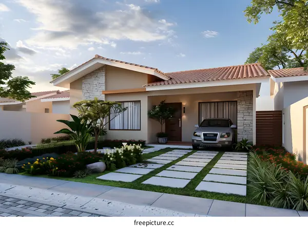 Modern House Exterior Design With Landscaping