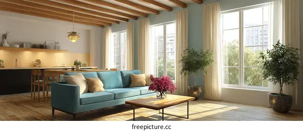 Modern Apartment Living Room Interior Design