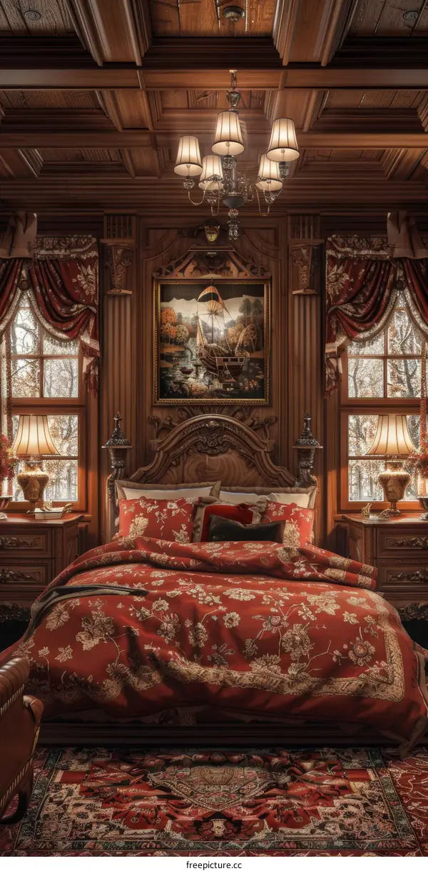 Luxury Vintage Bedroom Interior Design