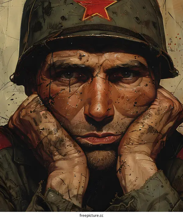 Portrait of a soldier