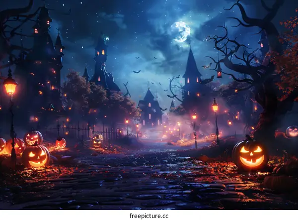Halloween Pumpkin Town