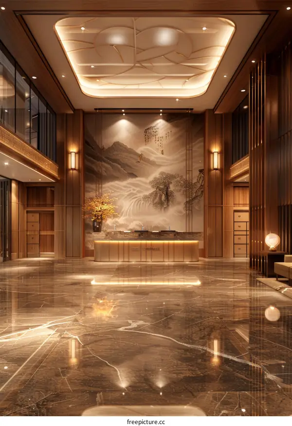 Luxury Hotel Lobby Interior Design