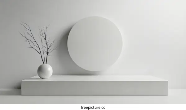 Minimalist White Modern Product Showcase