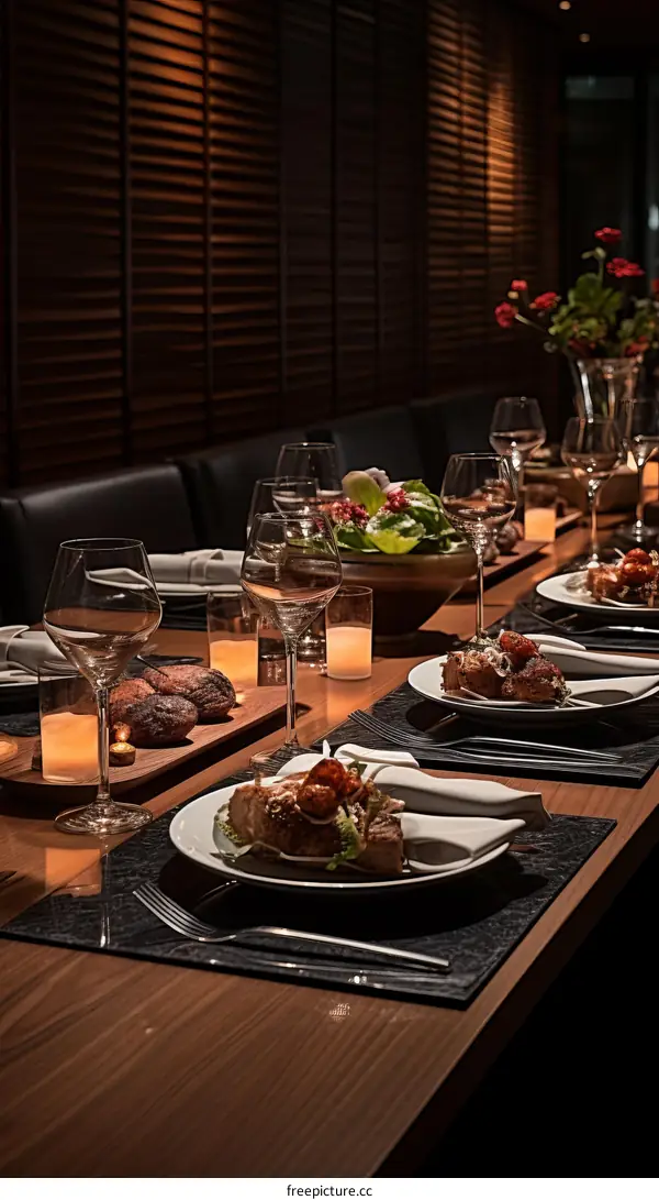 An exquisite table setting for a special occasion