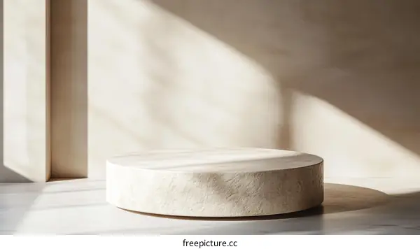 Beige Minimalist Product Display Platform