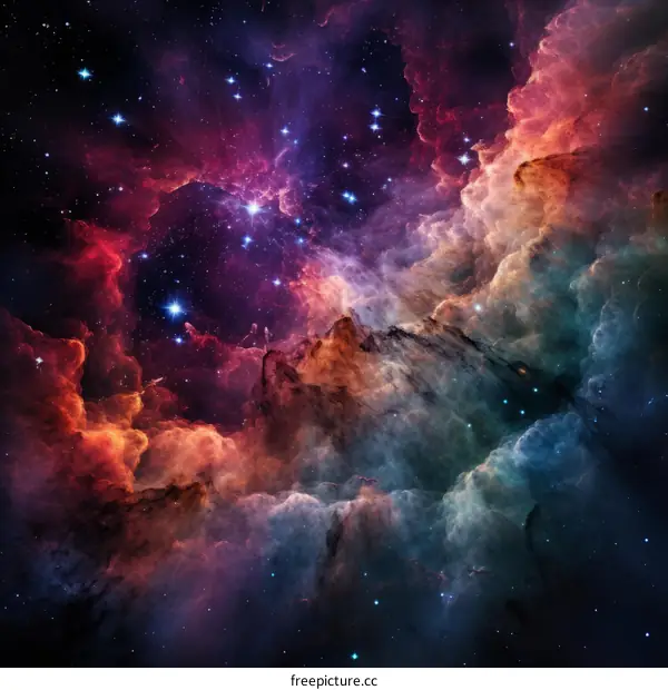 Interstellar Space Travel Through a Nebula