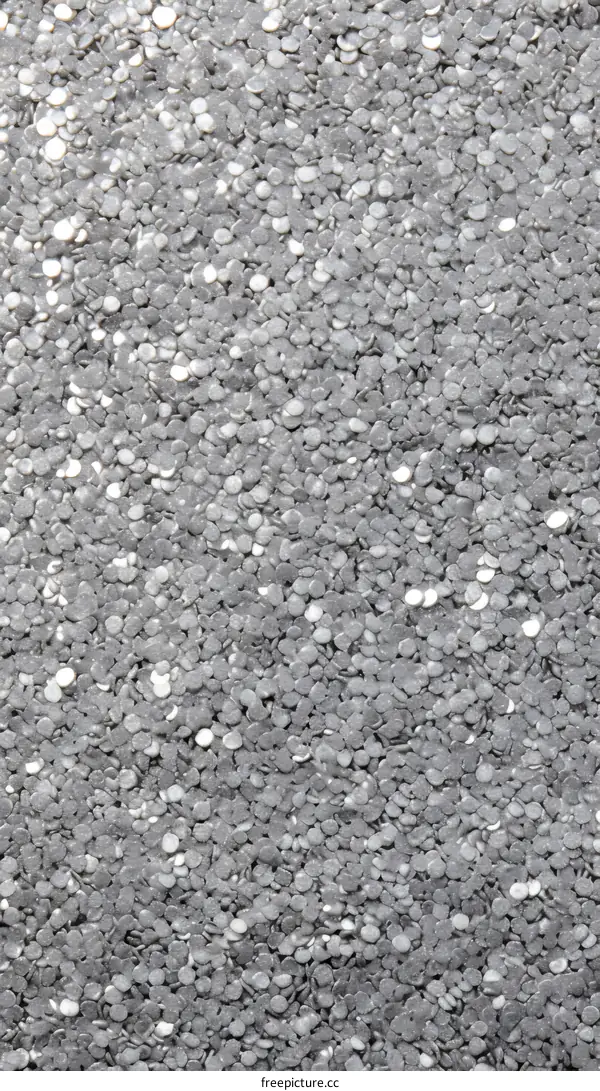 Silver sprinkles texture background