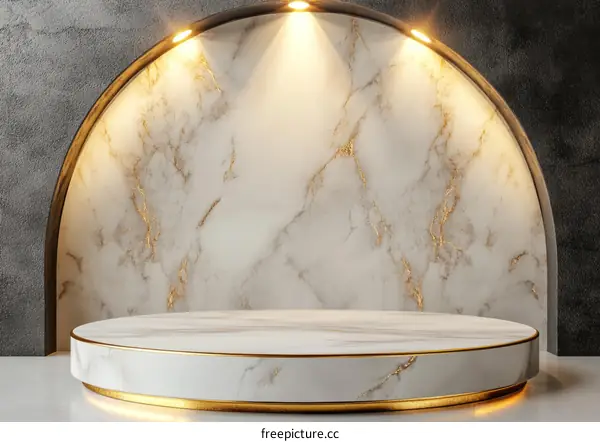 Luxury Marble Display Podium Showcase