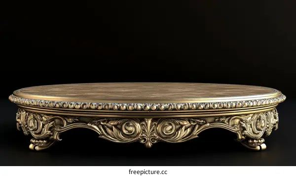 Ornate Gold Table Top Display