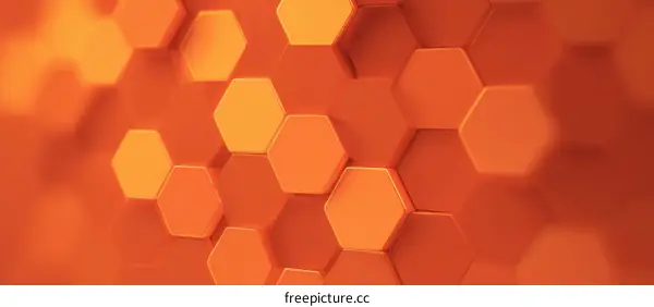 Abstract Geometric Hexagon Background Design