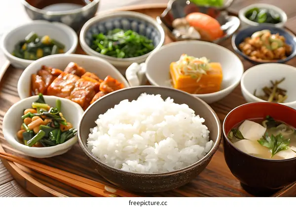 A delicious and healthy Japanese breakfast